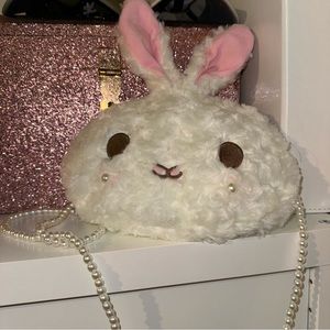 Bunny Crossbody Bag  Fluffy Plush Rabbit bag EASTER